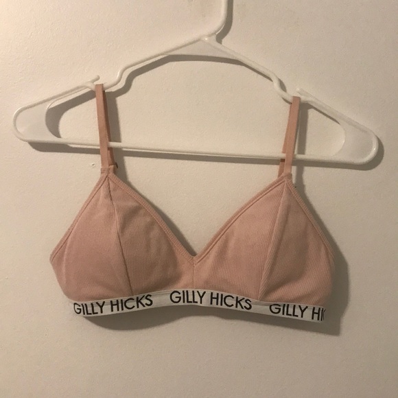 Gilly Hicks Other - Pink Ribbed Hollister Bralette